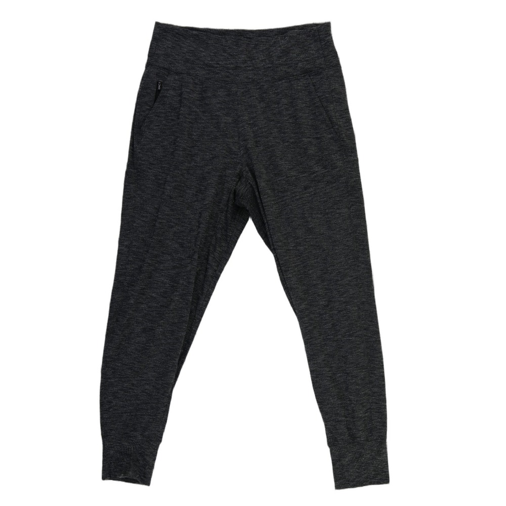 Athleta Venice Jogger Women's Size Medium Gray High Rise Zip Pocket Performance